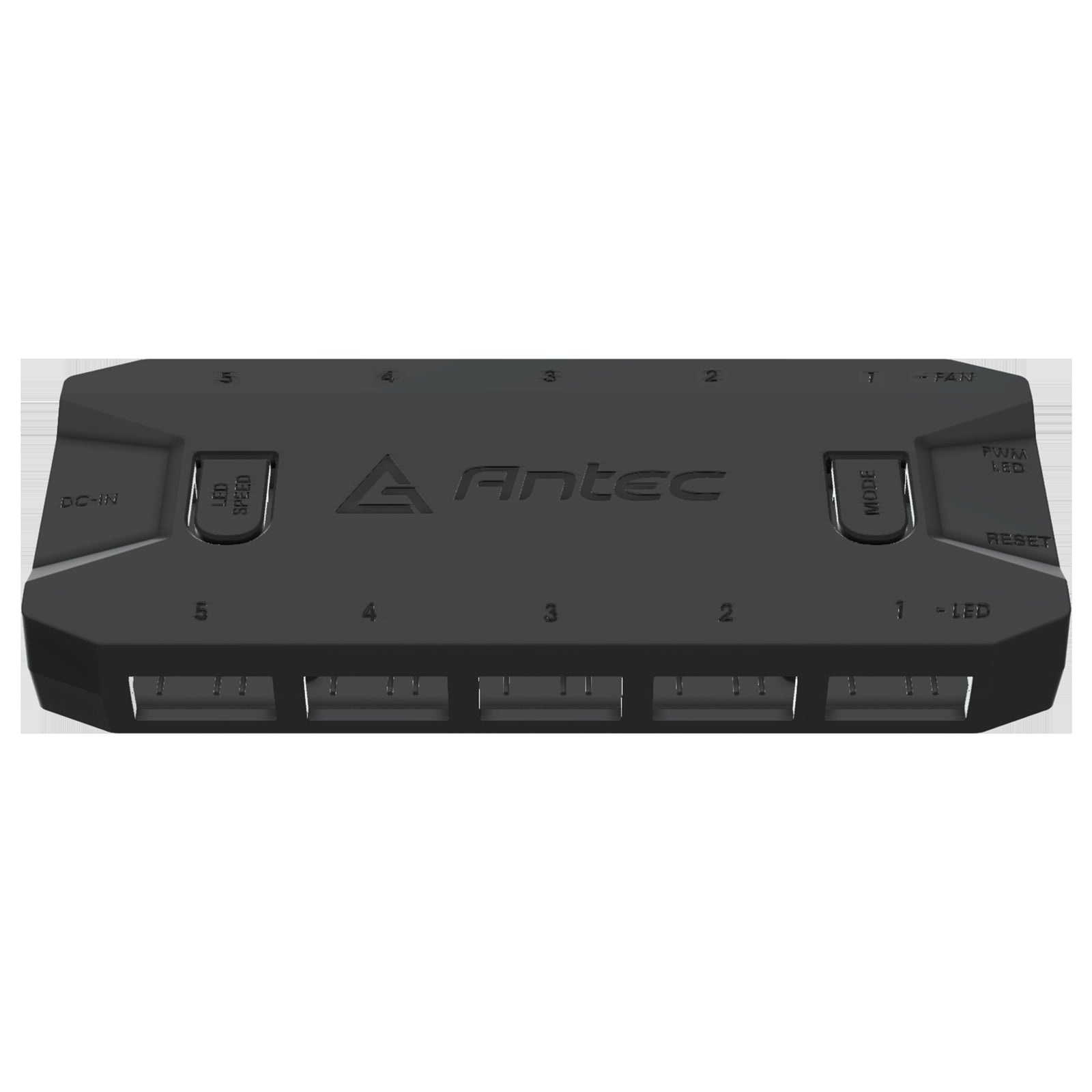 Antec 5-Port ARGB Fan Controller Hub - SATA Powered PWM RGB LED Antec 5-Port ARGB Fan Controller Hub - SATA Powered PWM RGB LED